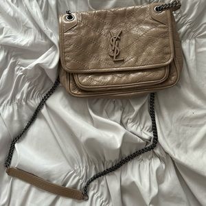 Saint Laurent Niki leather crossbody bag (size small)